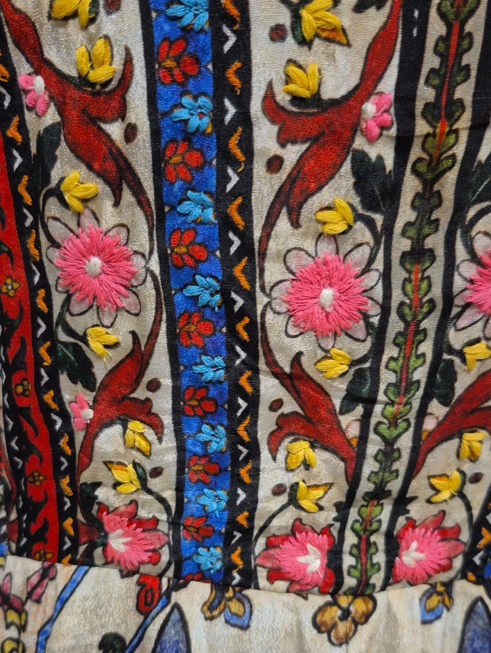 Anthropologie Valerie Embroidered Maxi Dress Sz 16 Excellent Condition - Picture 5 of 15